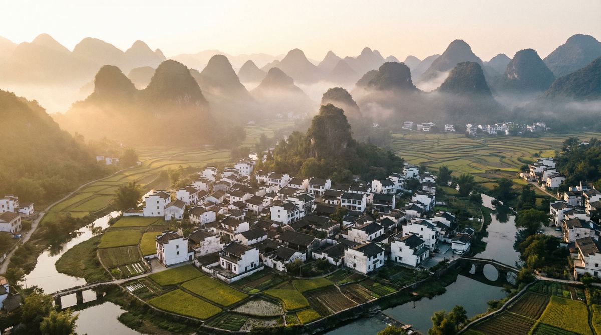 探花视频：航拍中国最美古镇